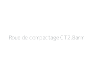 Roue de compactage CT2.8arm